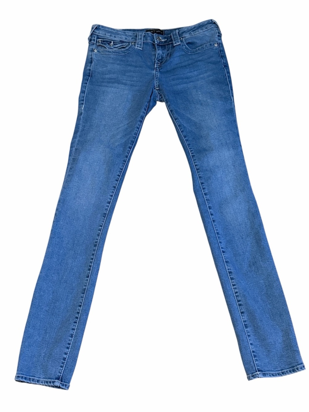 True Religion Women’s Skinny Jeans in Medium Blue